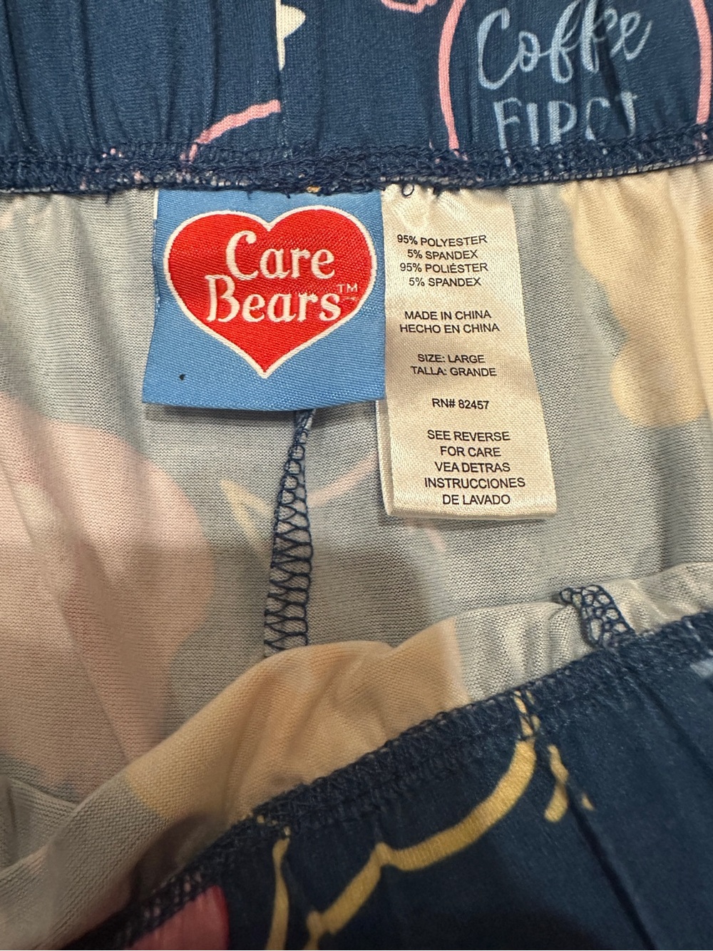 Care Bears 2 Pairs Bundle Women Drawstring Pajama Shorts Pink Blue L Loungewear - Picture 5 of 8